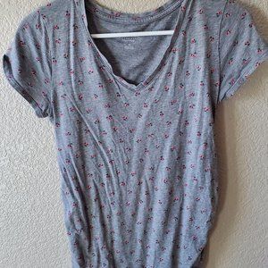 Floral Maternity T-Shirt